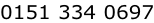 0151 334 0697